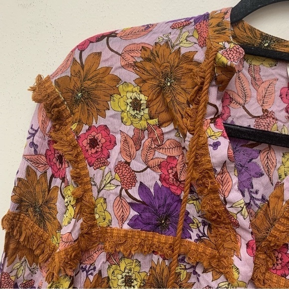 Anthropologie Raga Wild Gardens Peasant Blouse - Picture 3 of 10